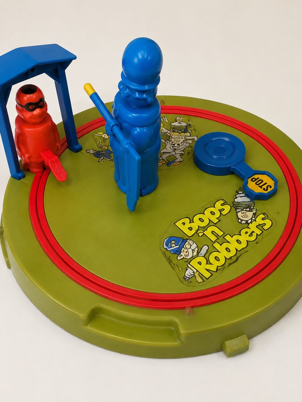 Vintage Boops N’ Robbers Game by TOMY Complete with Figures | 1970s Action Game